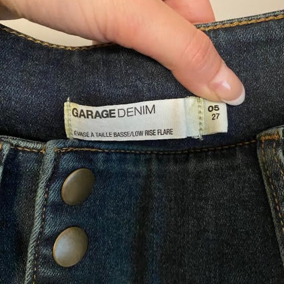Garage Denim Retro Flare Jeans - Picture 3 of 4
